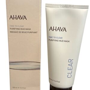 AHAVA Time to Clear Purifying Mud Mask Cleanser 3.4oz/100mL Full Size NWB